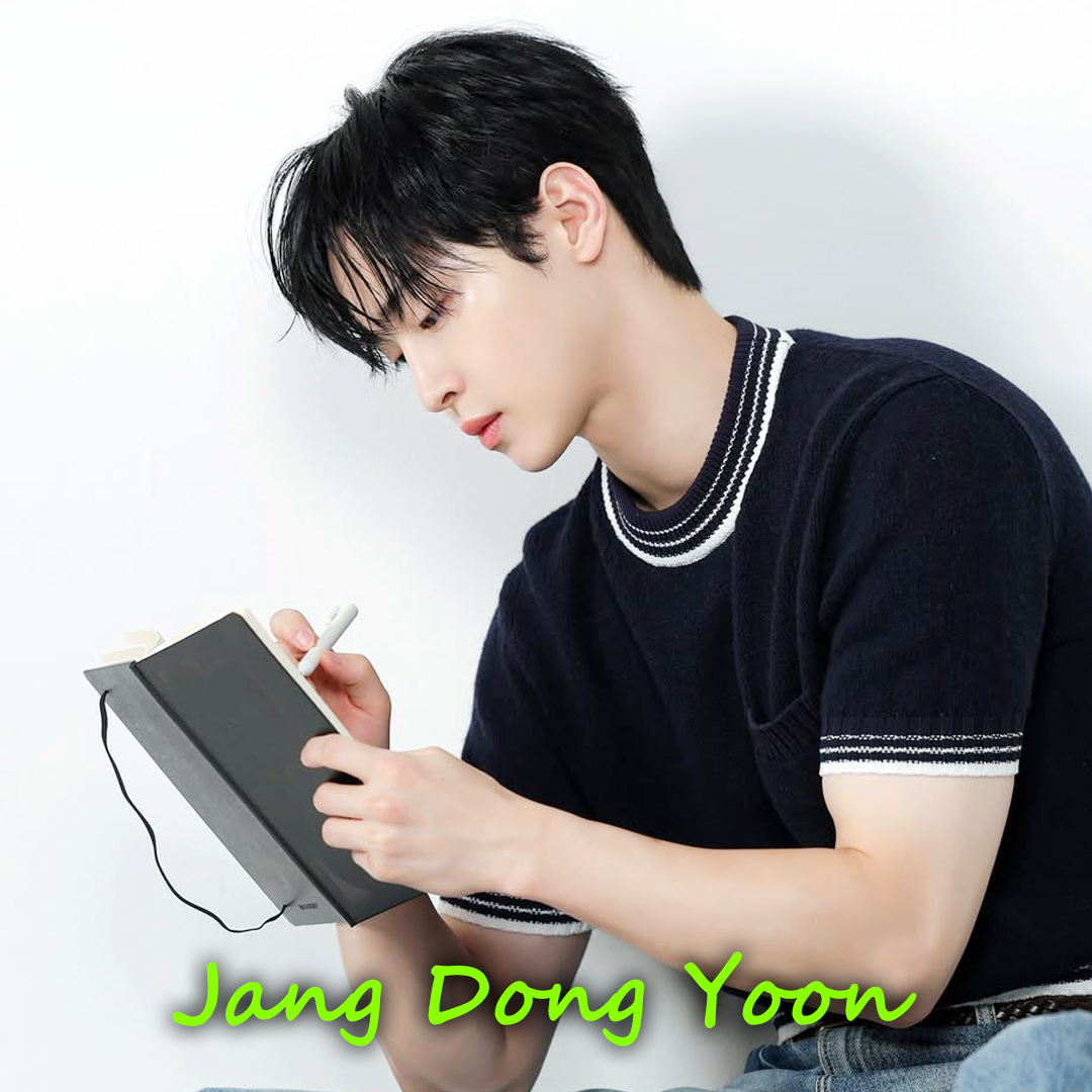 Behind-the-scenes cut of Jang Dongyoon