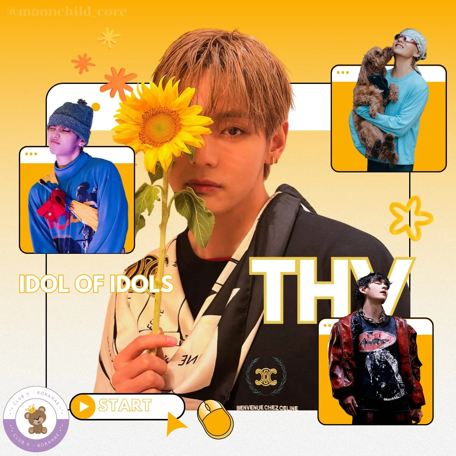 Recent activity shot of Kim Taehyung (V)