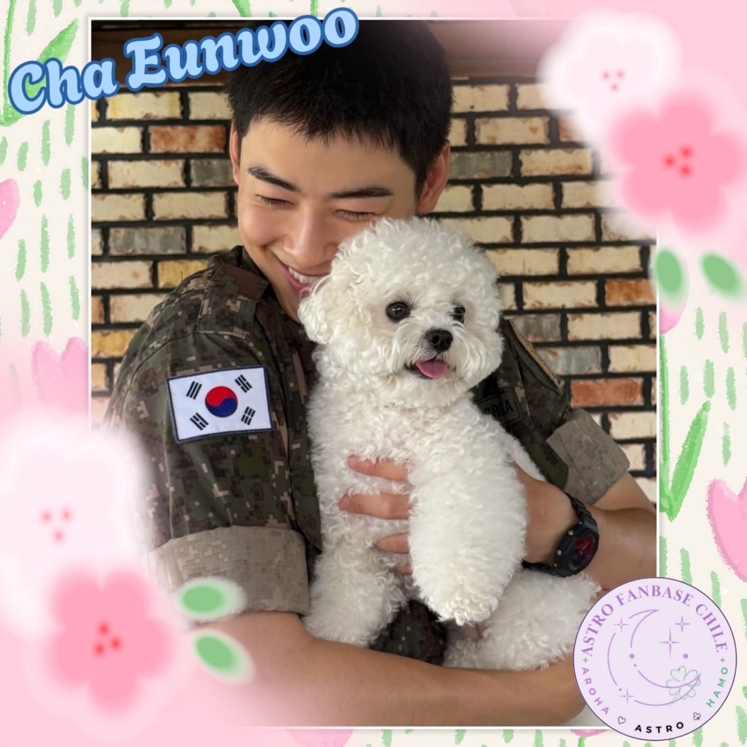 A moment captured by a fan of Cha Eunwoo