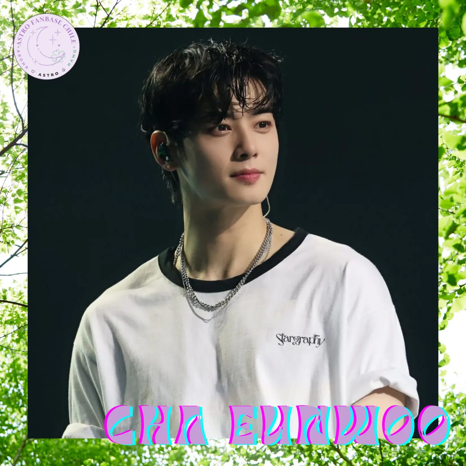 Recent activity shot of Cha Eunwoo