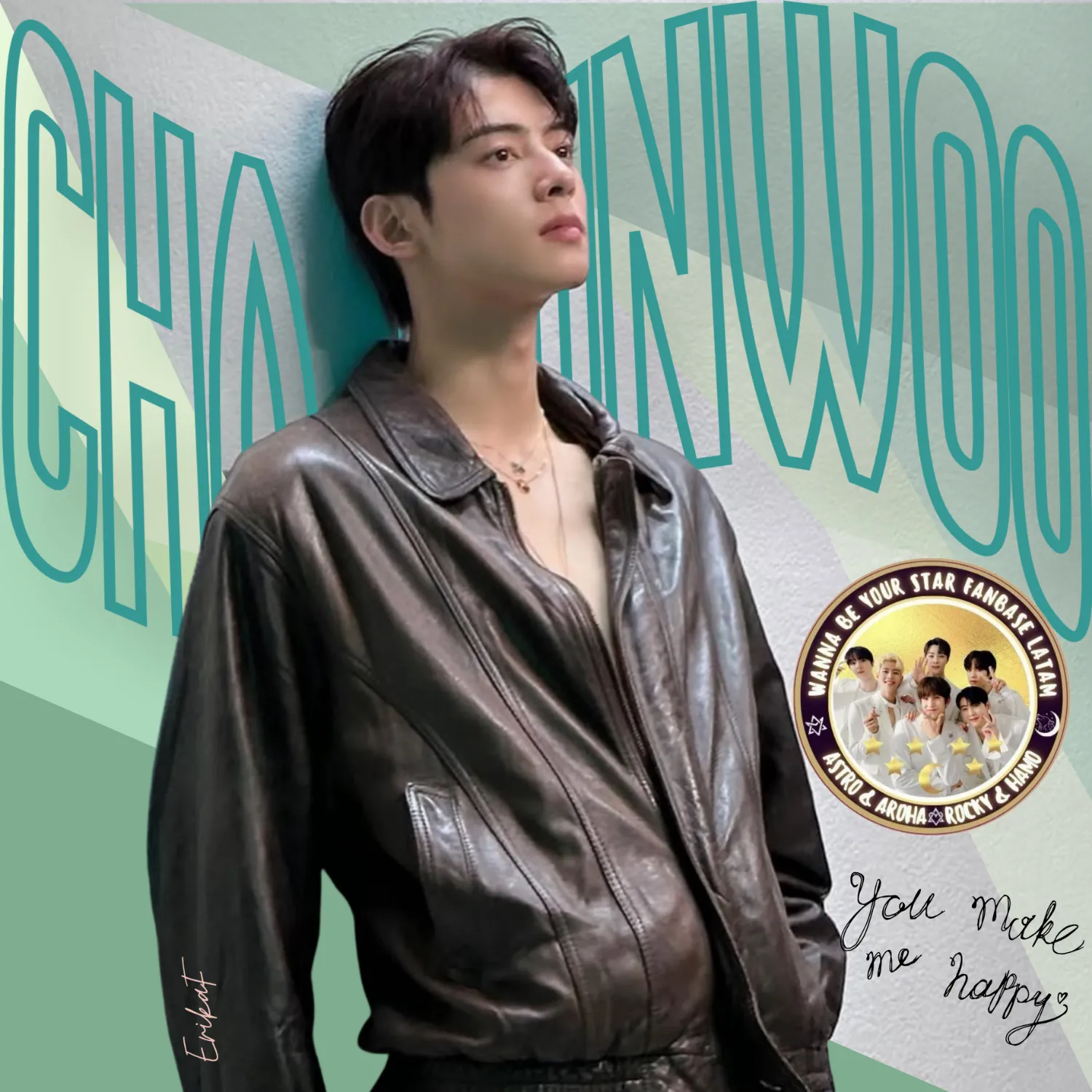 A moment captured by a fan of Cha Eunwoo