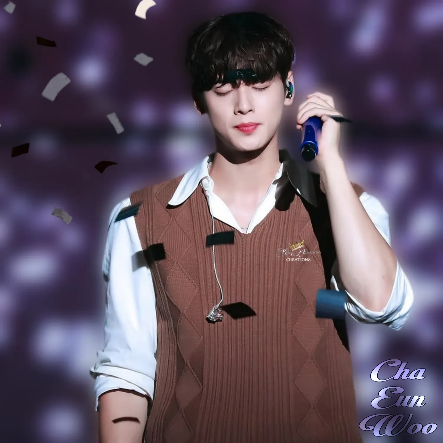 Behind-the-scenes cut of Cha Eunwoo
