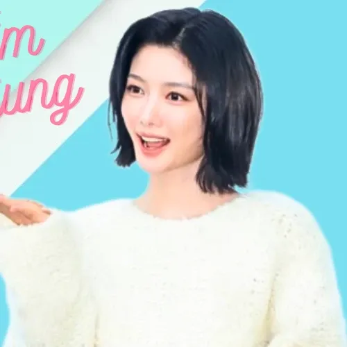 Behind-the-scenes cut of Kim Youjung