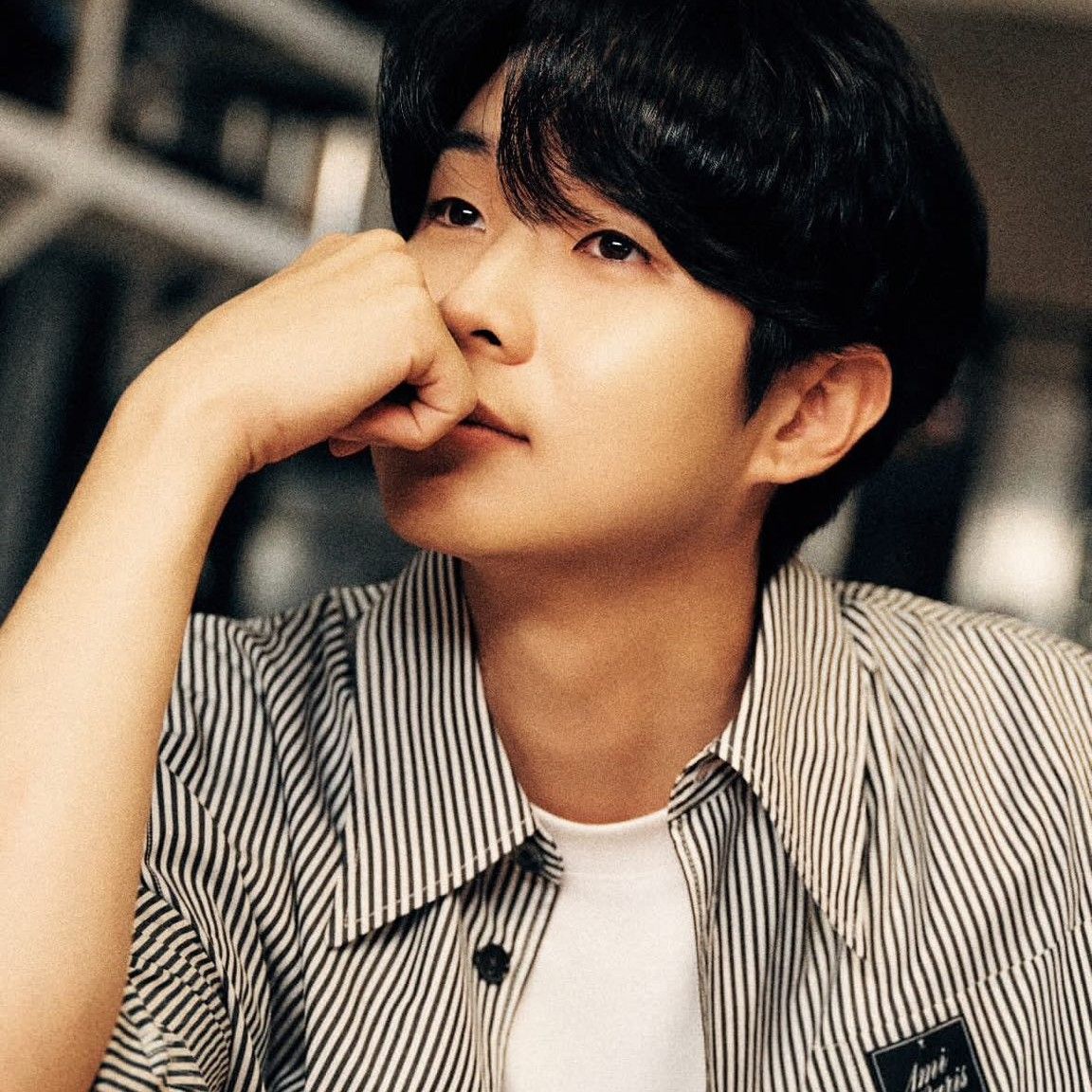 A moment captured by a fan of Choi Wooshik