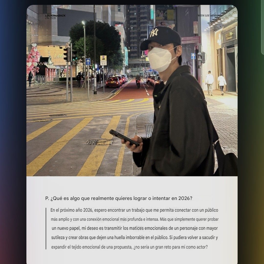 粉丝拍下的李敏镐瞬间