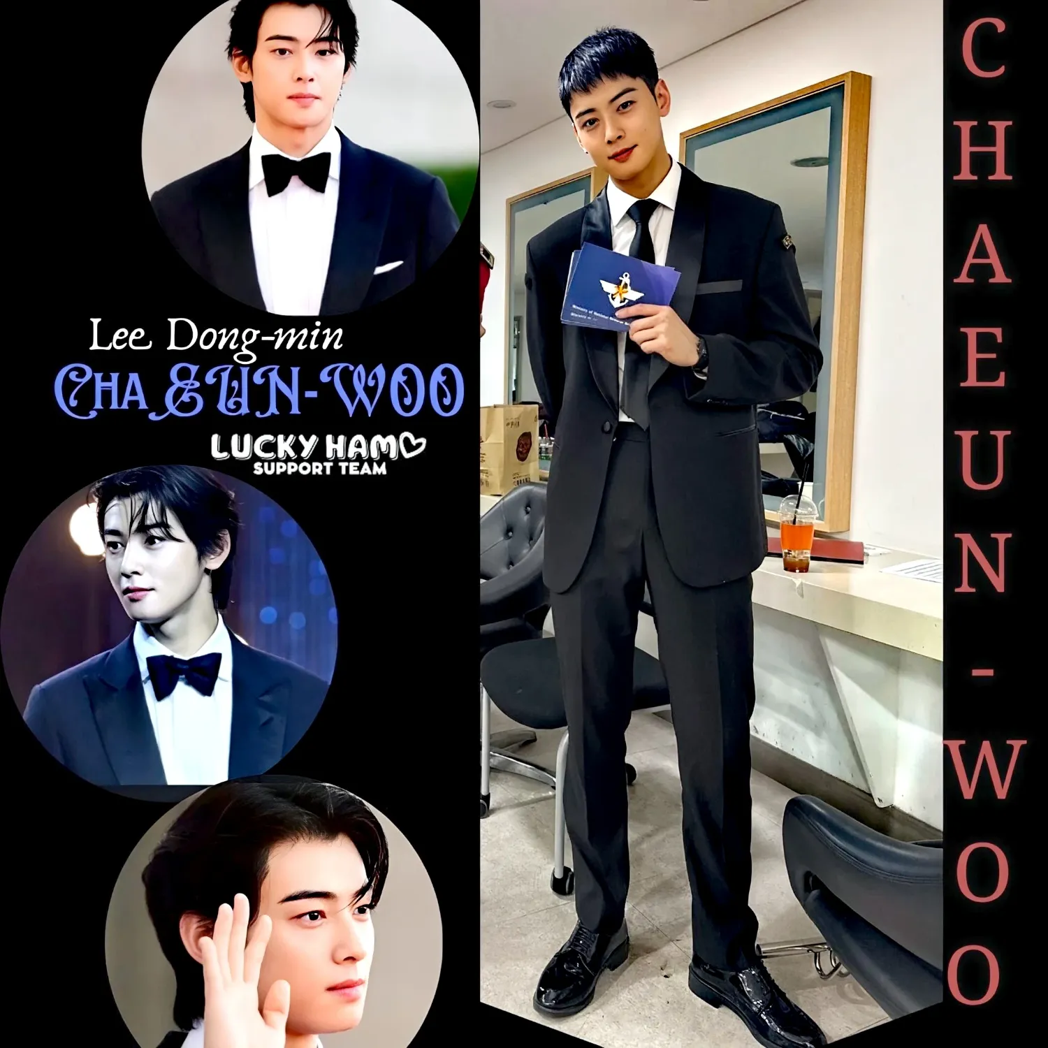 Behind-the-scenes cut of Cha Eunwoo