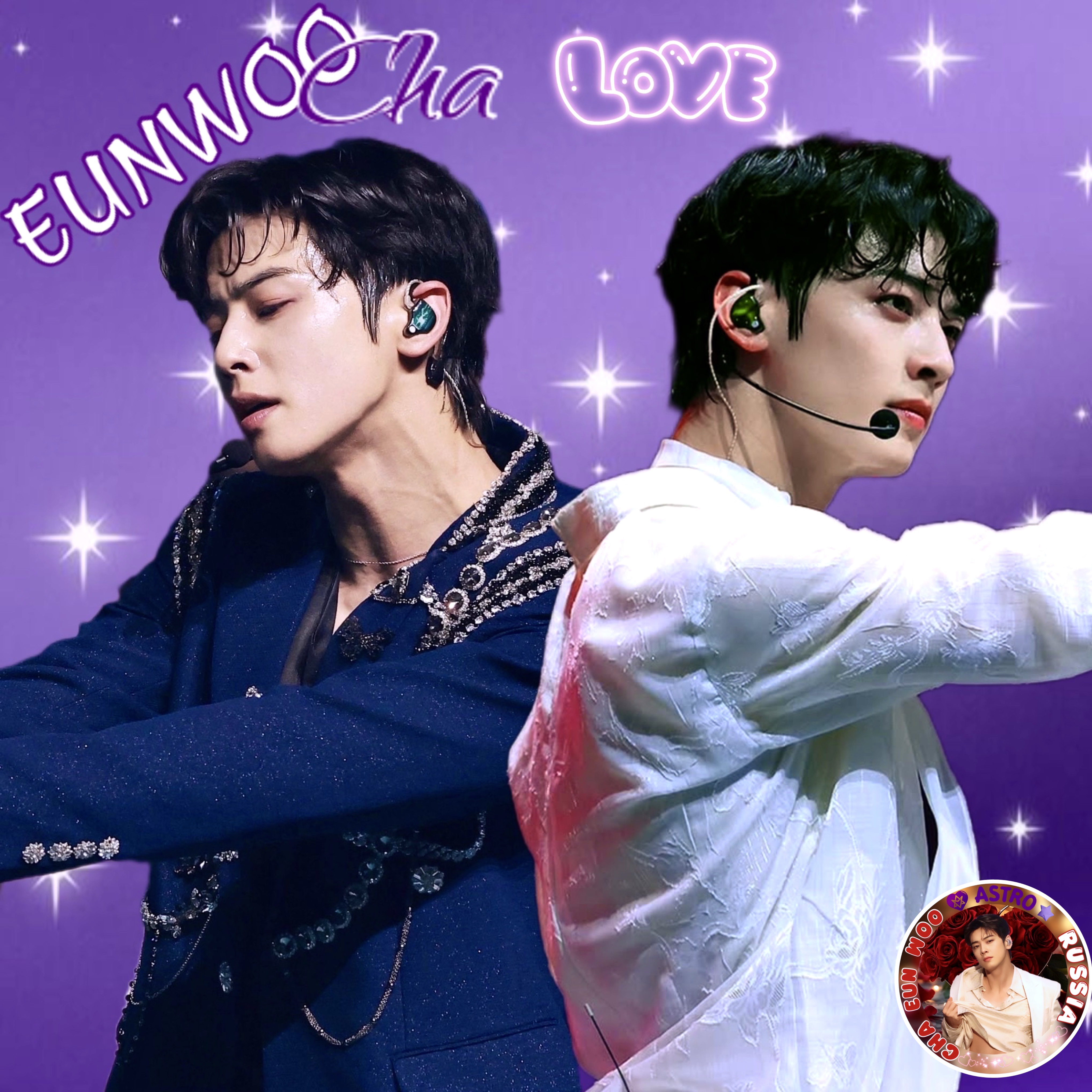 Behind-the-scenes cut of Cha Eunwoo