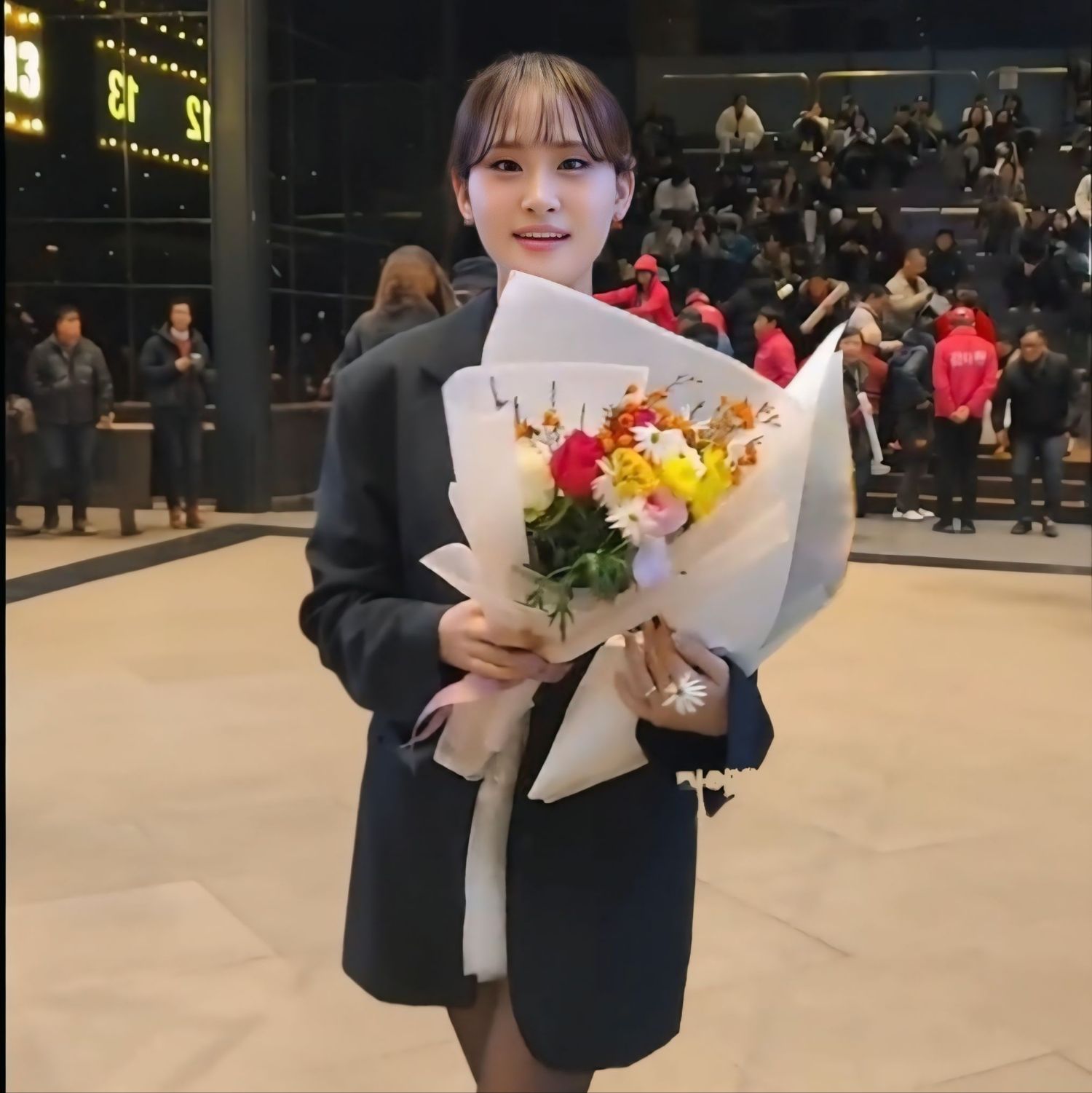 粉絲拍下的金多賢瞬間