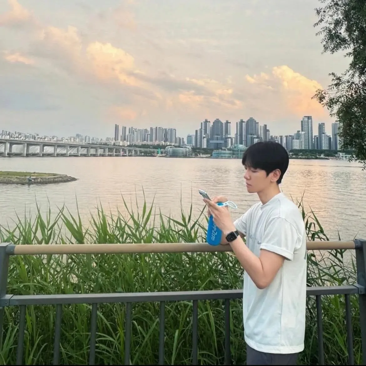 Recent activity shot of Baekhyun