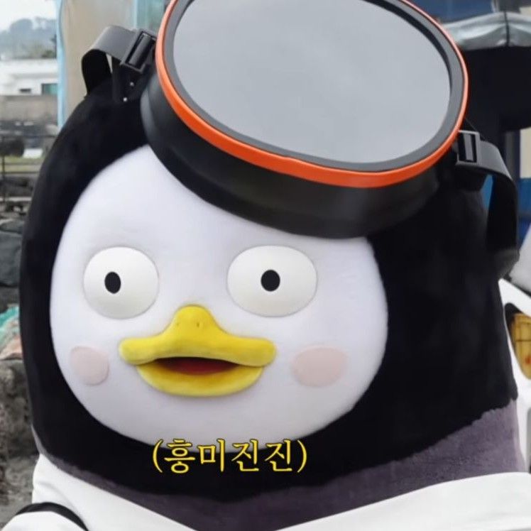 펭수의 비하인드 컷