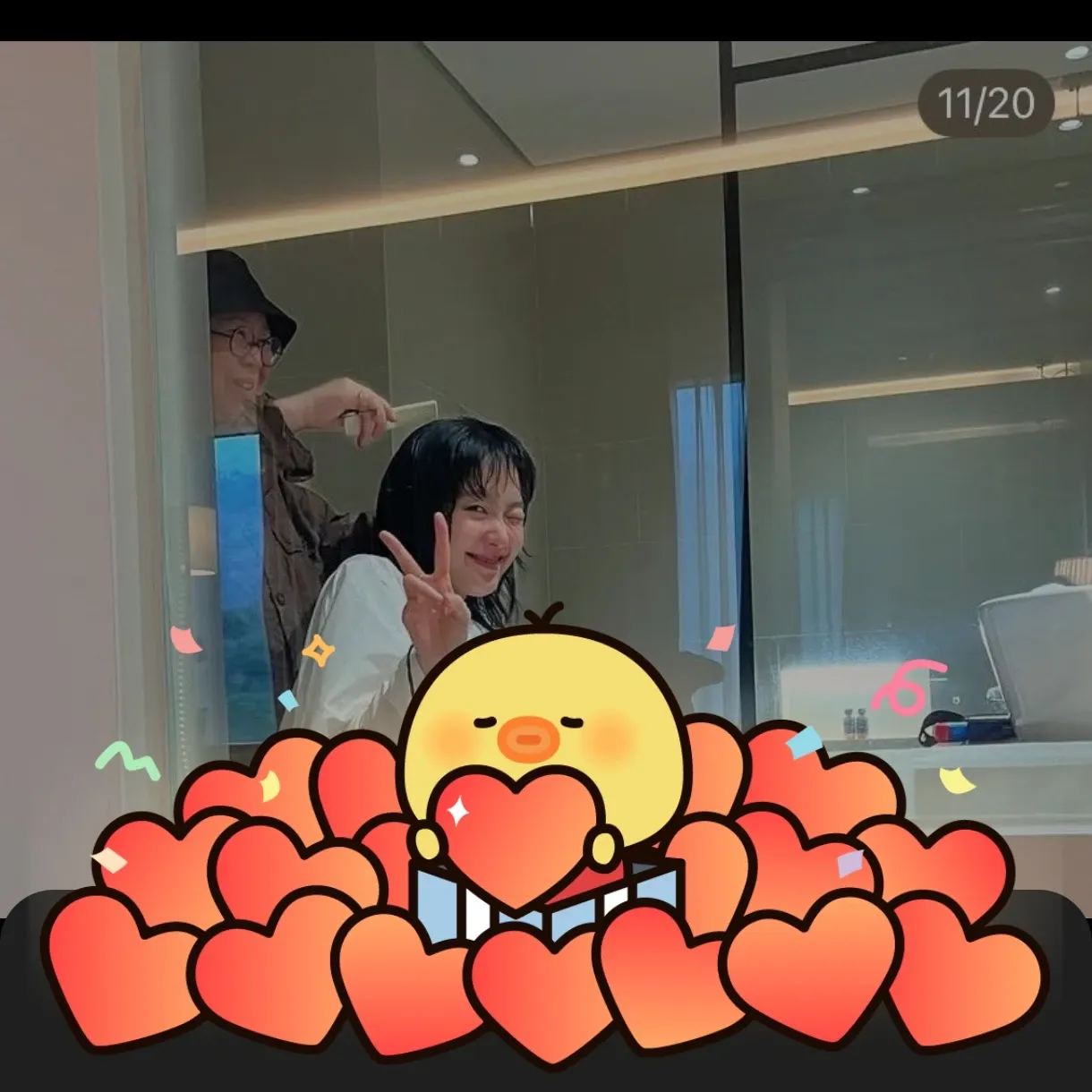 Cuplikan di balik layar dari Kim Goeun