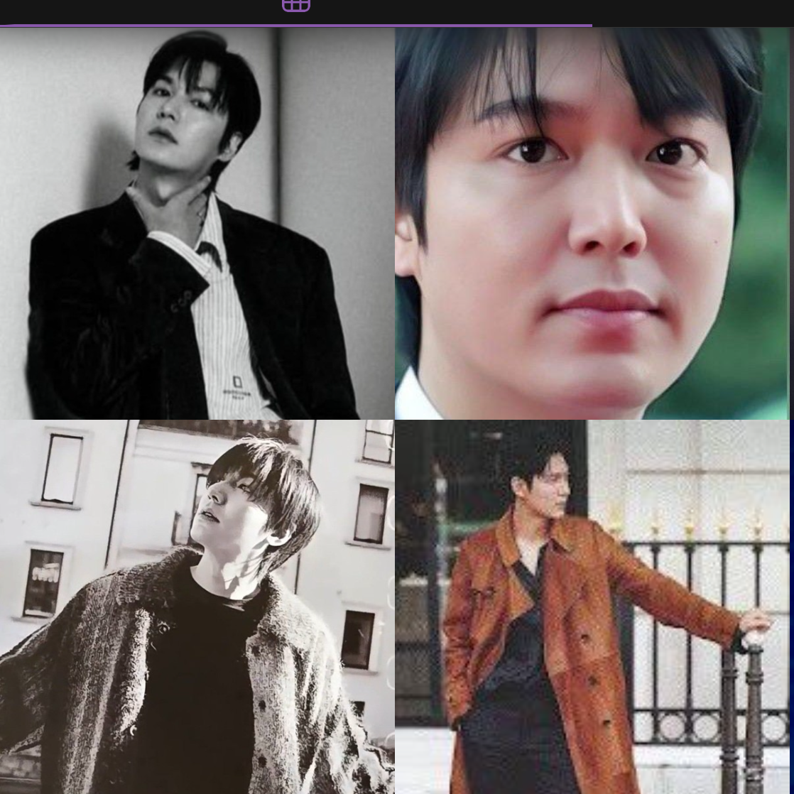 粉丝拍下的李敏镐瞬间