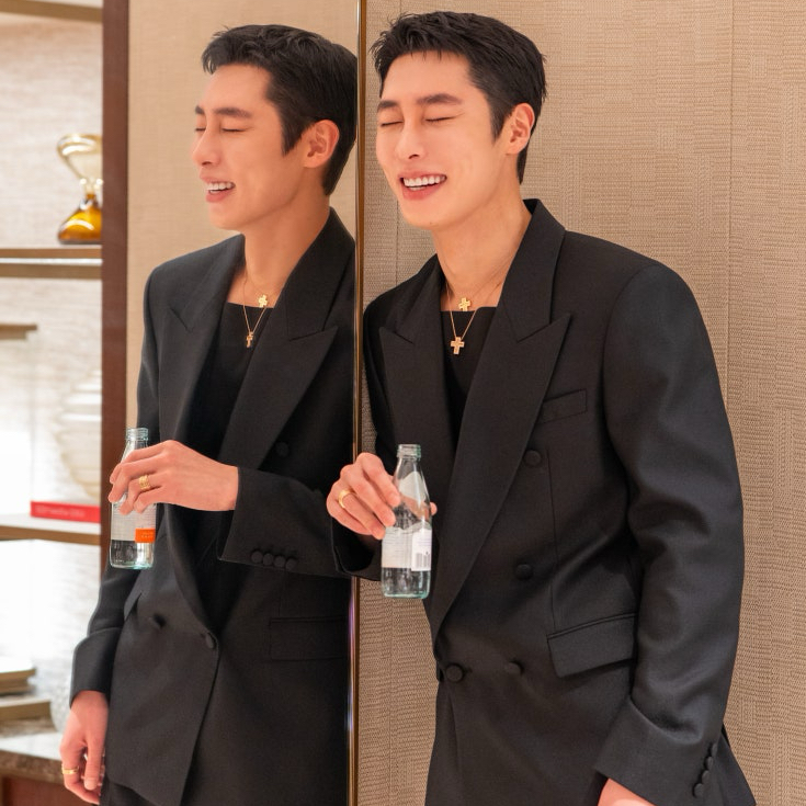 粉丝拍下的李在旭瞬间