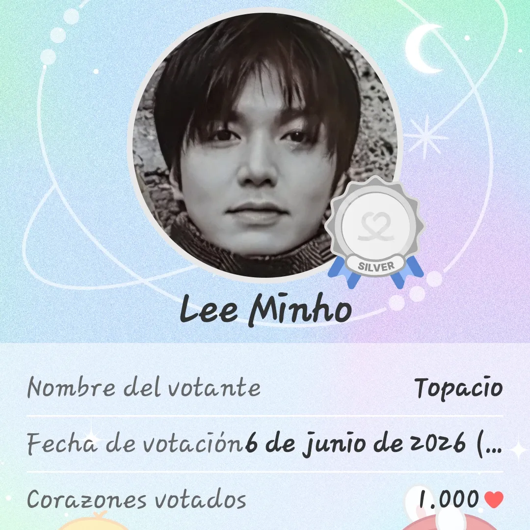 Recent activity shot of Lee Minho