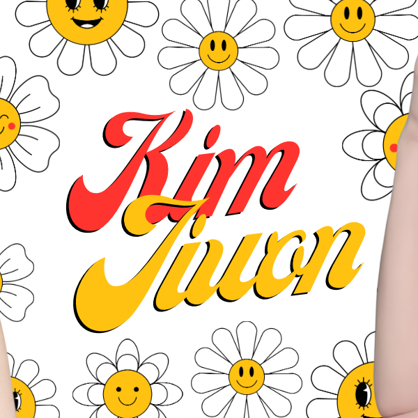 Behind-the-scenes cut of Kim Jiwon