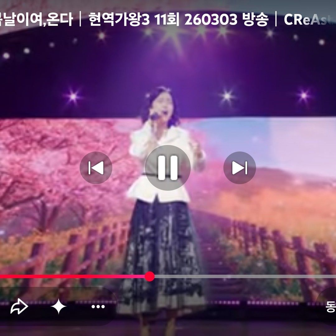 ファンが撮影したホンジャの瞬間