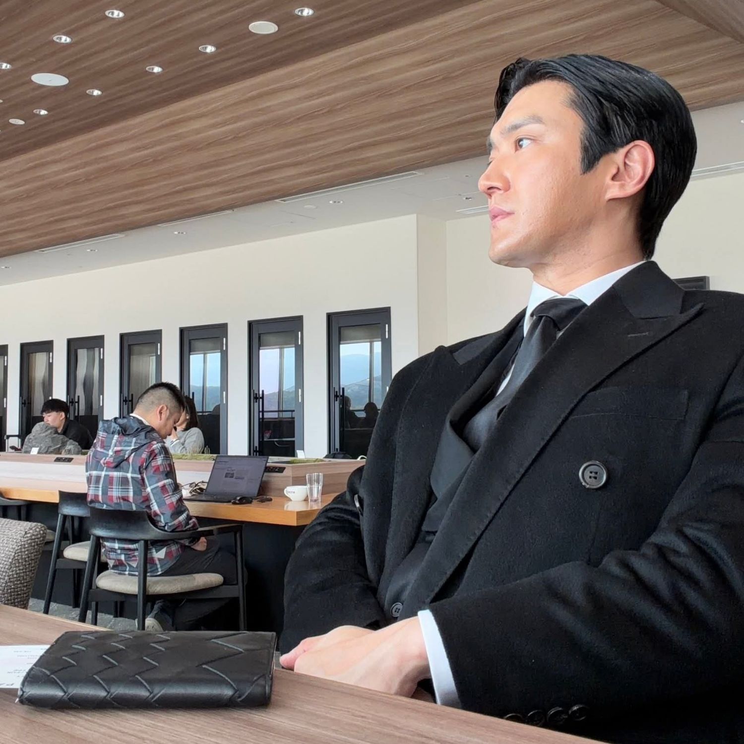 Recent activity shot of Choi Siwon