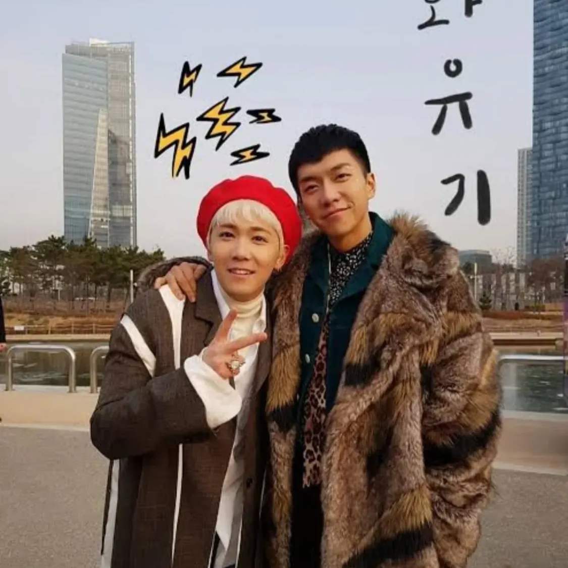 Behind-the-scenes cut of Lee Seunggi