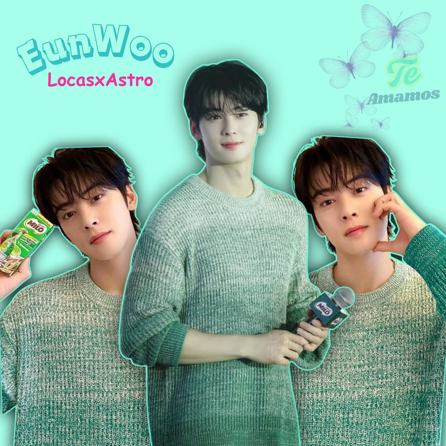 A moment captured by a fan of Cha Eunwoo