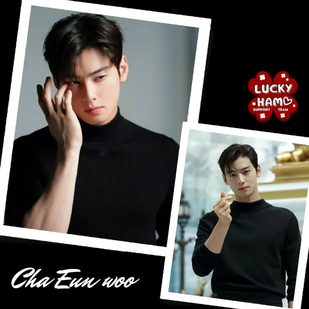 Behind-the-scenes cut of Cha Eunwoo