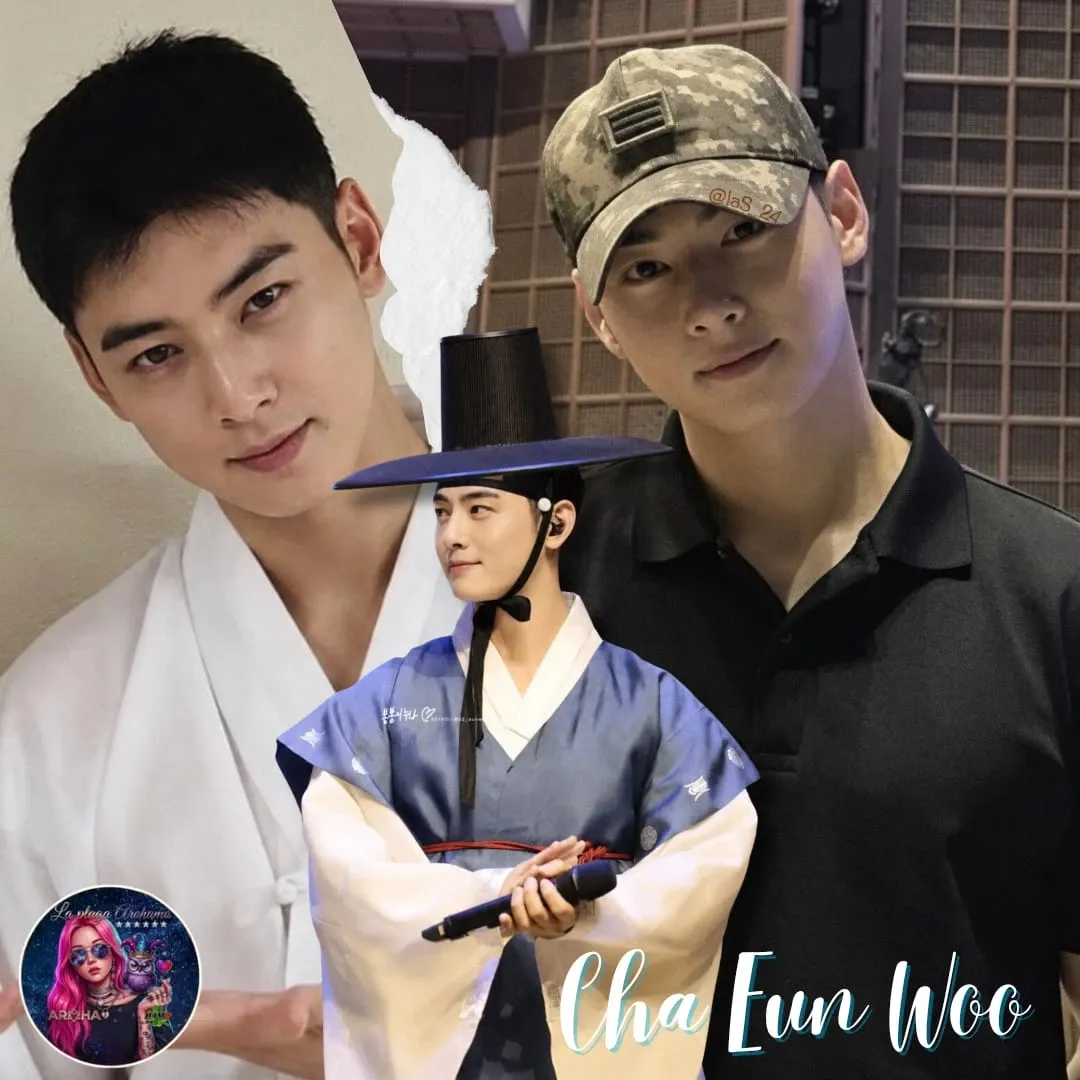 Behind-the-scenes cut of Cha Eunwoo