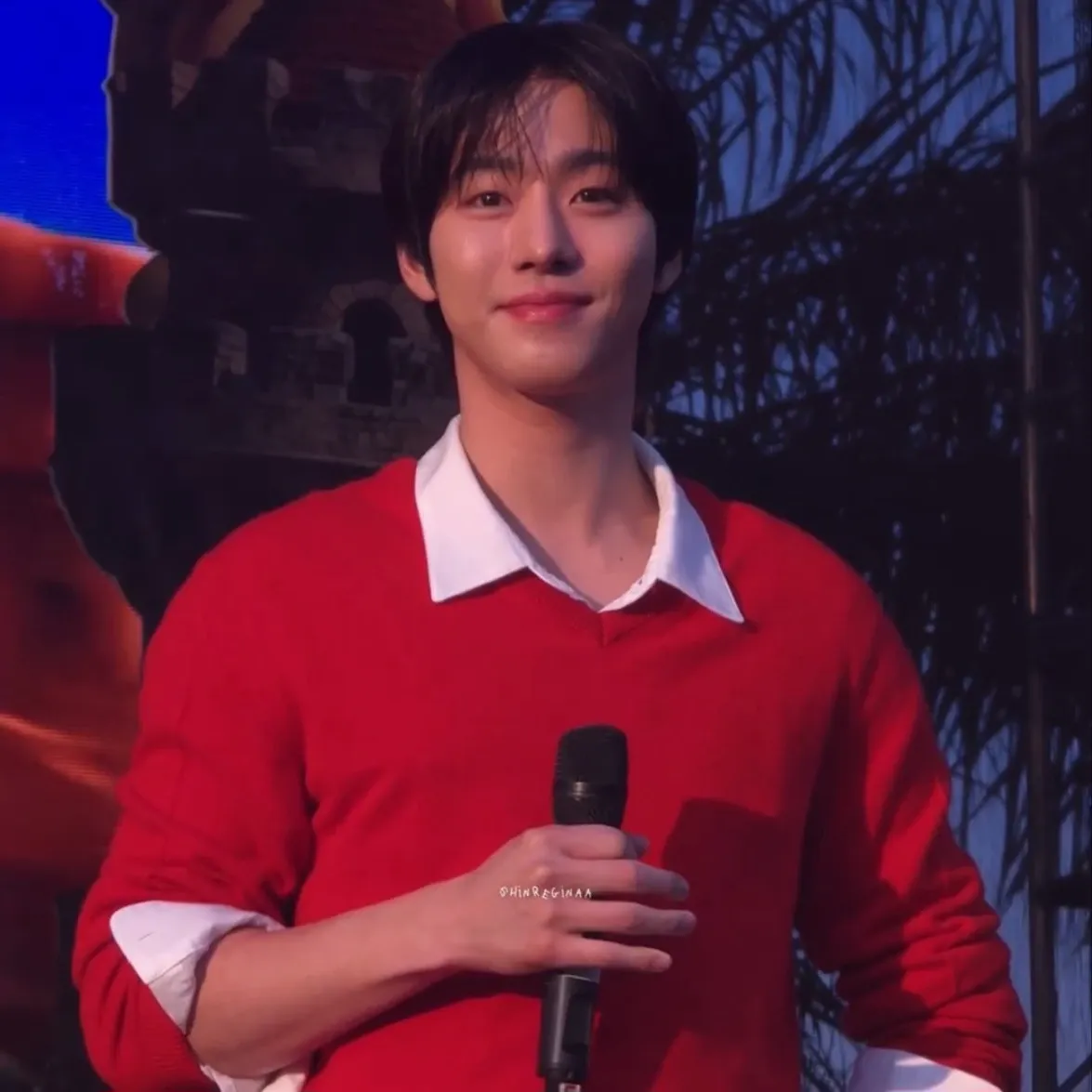 Recent activity shot of Ahn Hyoseop