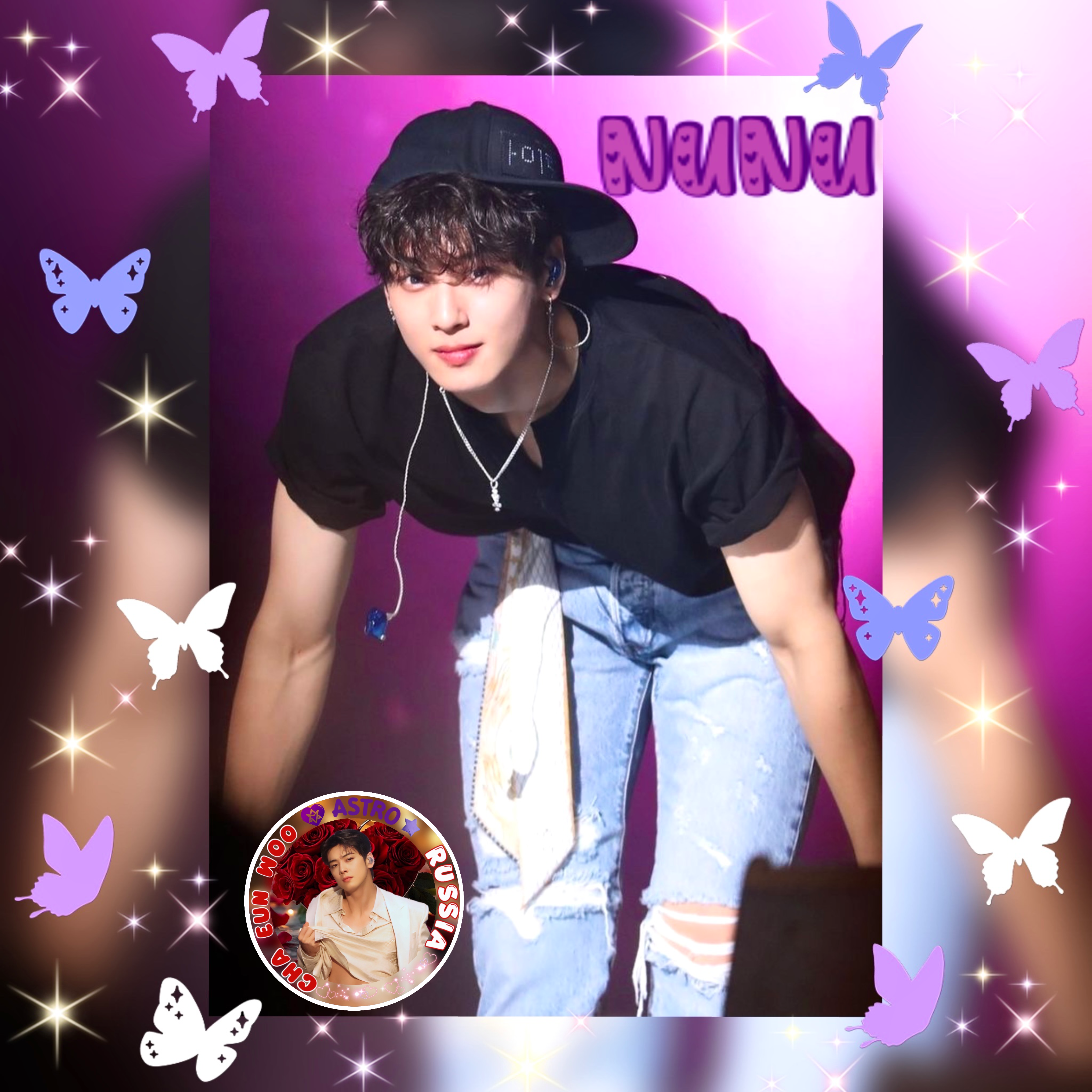 A moment captured by a fan of Cha Eunwoo