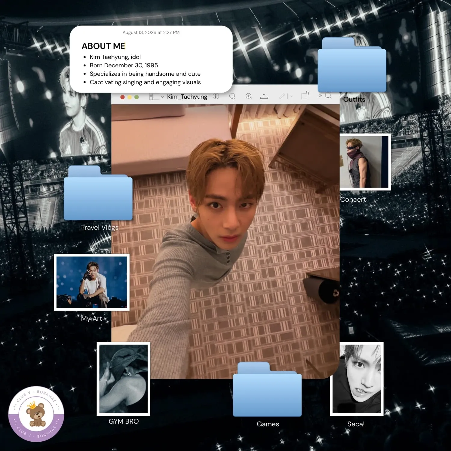 Latest photo of Kim Taehyung (V)