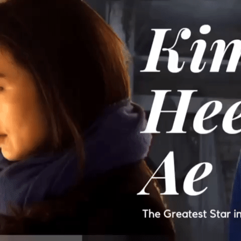 Behind-the-scenes cut of Kim Heeae