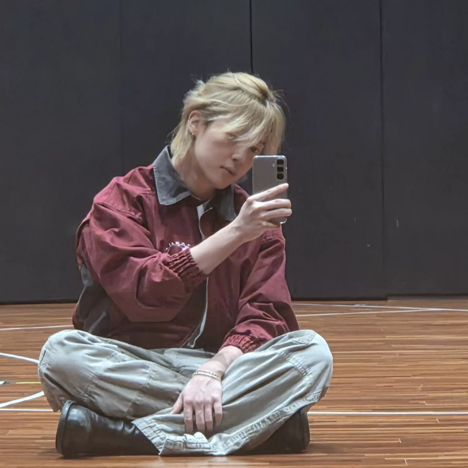 Recent activity shot of Kim Taehyung (V)