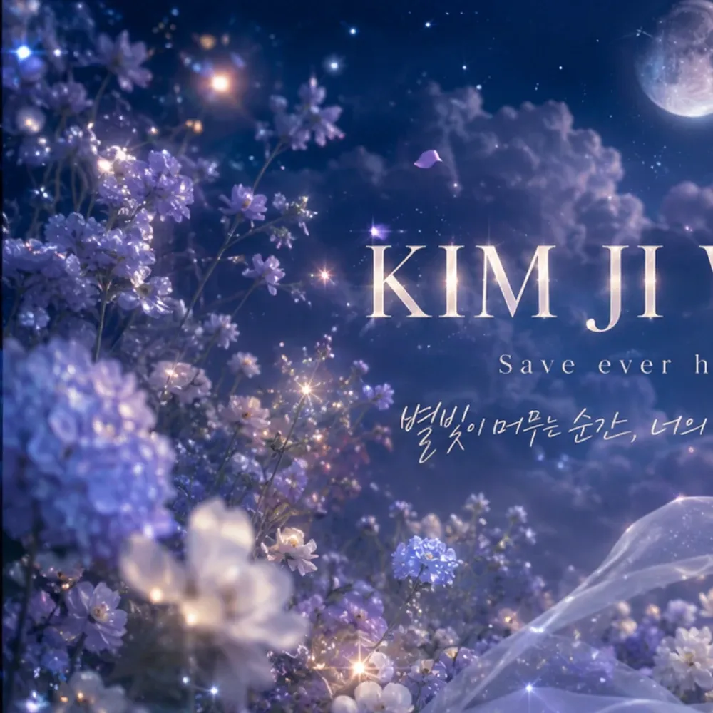 Behind-the-scenes cut of Kim Jiwon