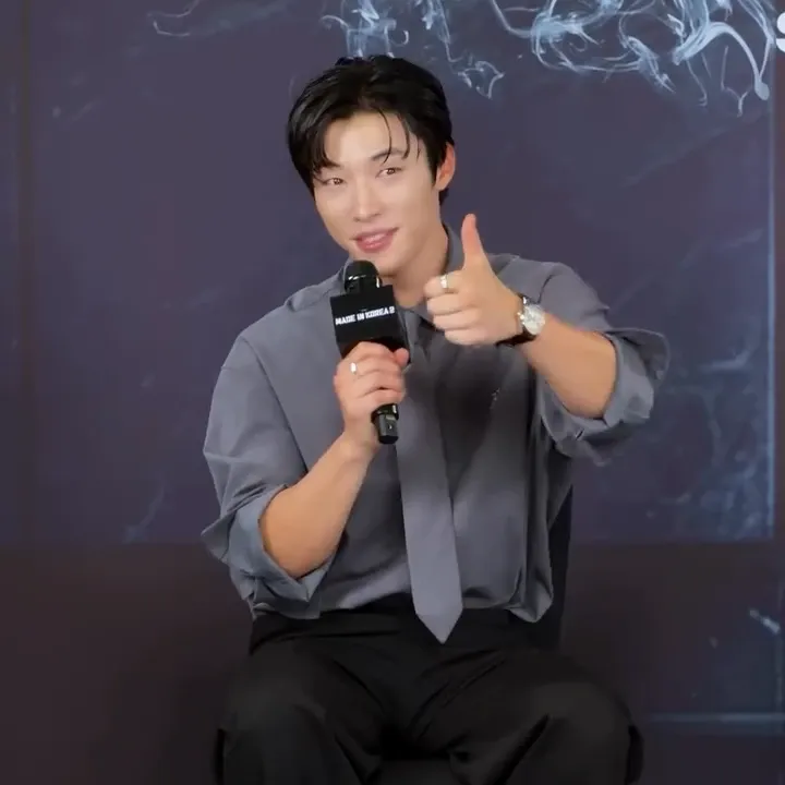 Behind-the-scenes cut of Woo Dohwan