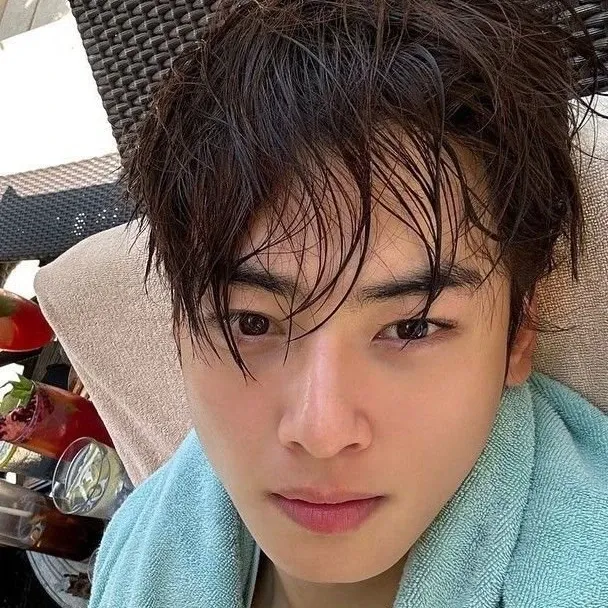 Behind-the-scenes cut of Cha Eunwoo