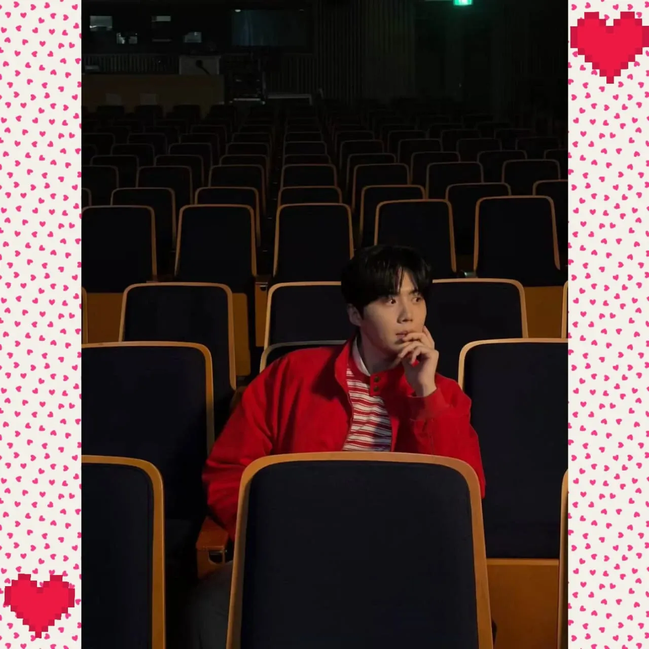 Behind-the-scenes cut of Kim Seonho