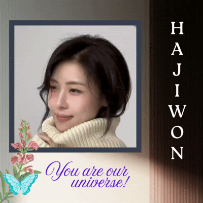 Behind-the-scenes cut of Ha Jiwon
