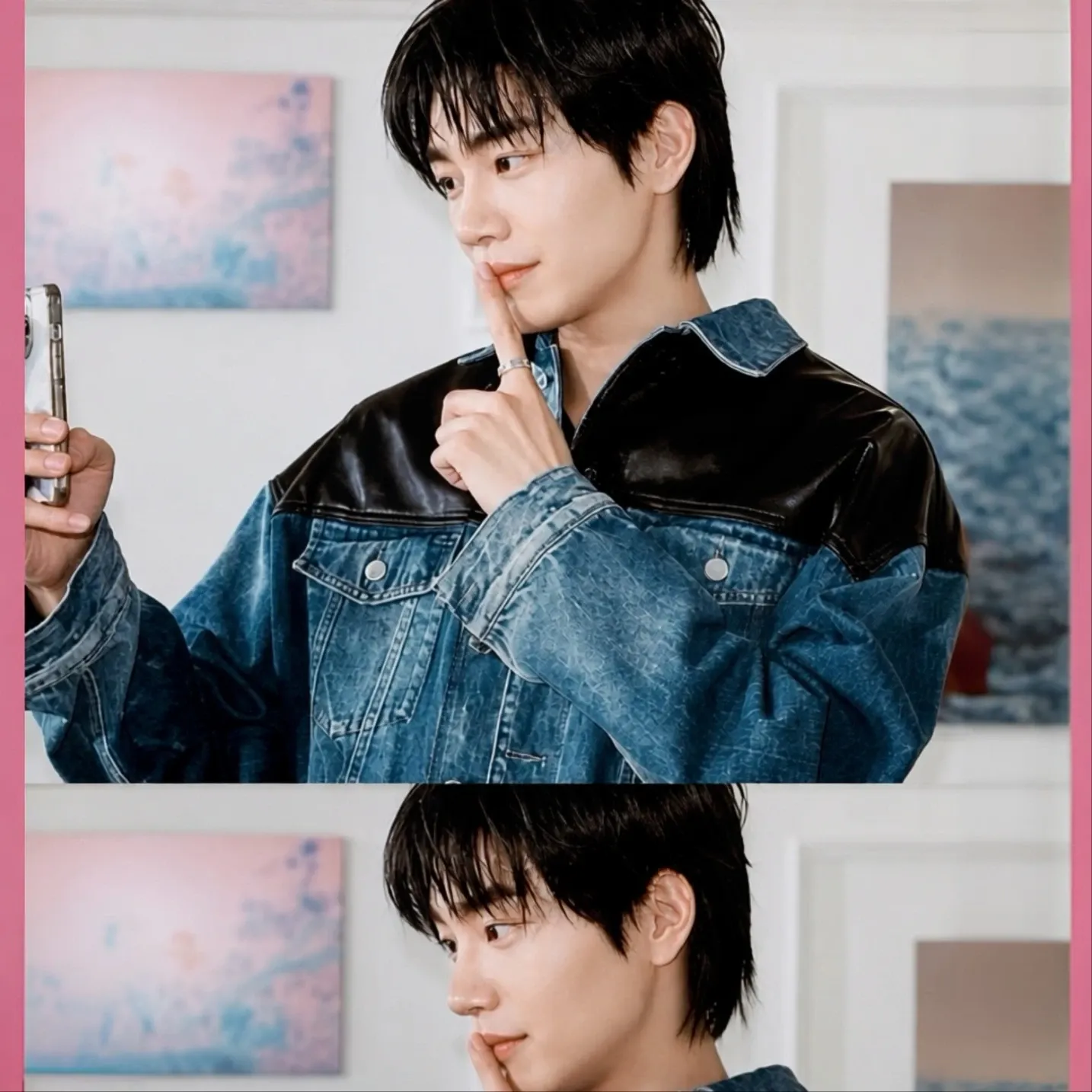 Behind-the-scenes cut of Kim Jaeyoung