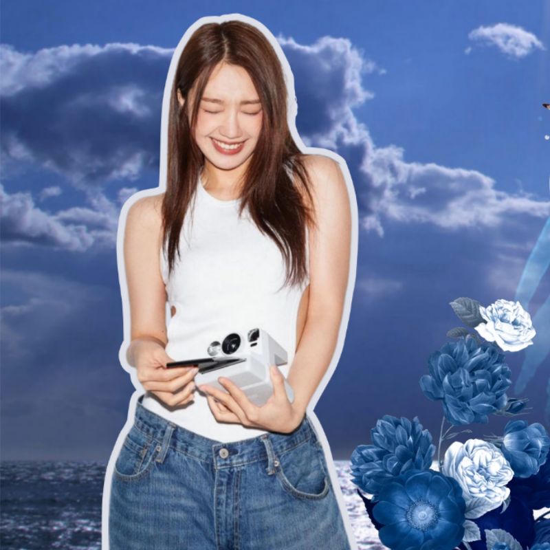 Behind-the-scenes cut of Jung Eunji