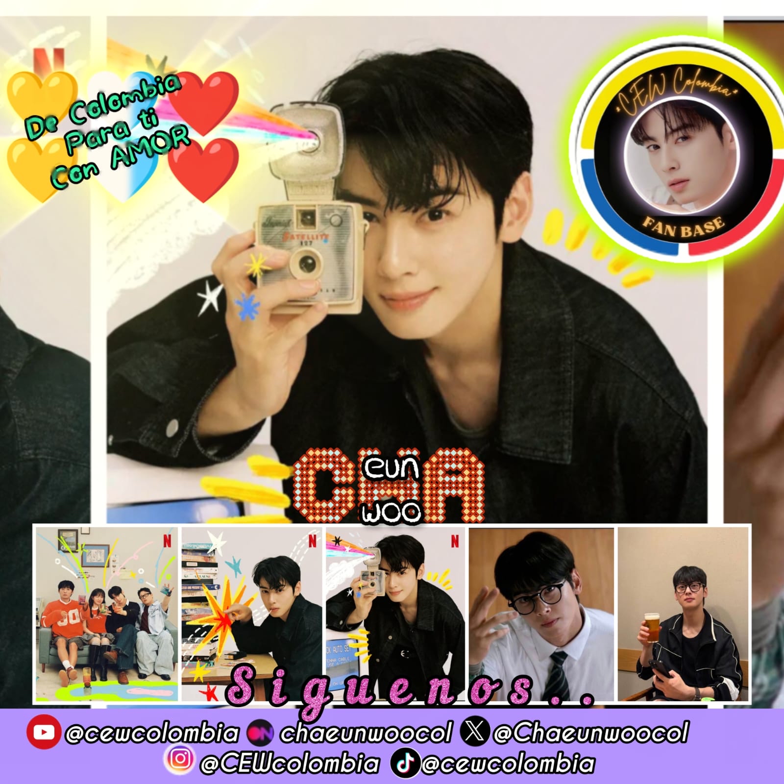 Recent activity shot of Cha Eunwoo