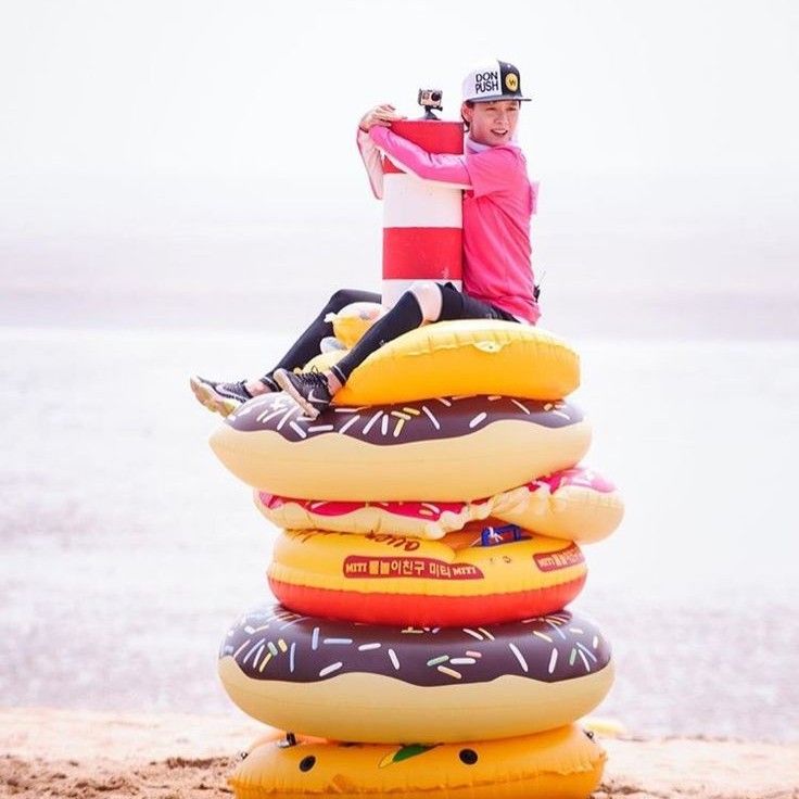 粉絲拍下的宋智孝瞬間