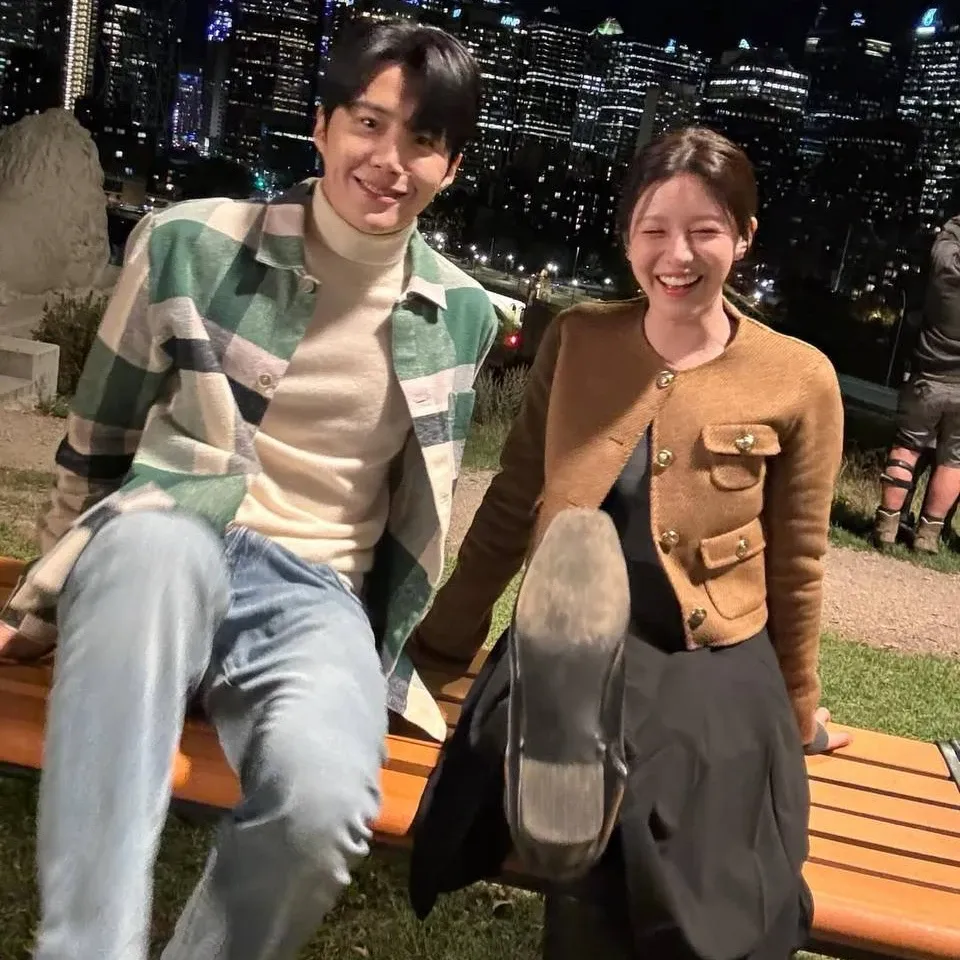 A moment captured by a fan of Kim Seonho