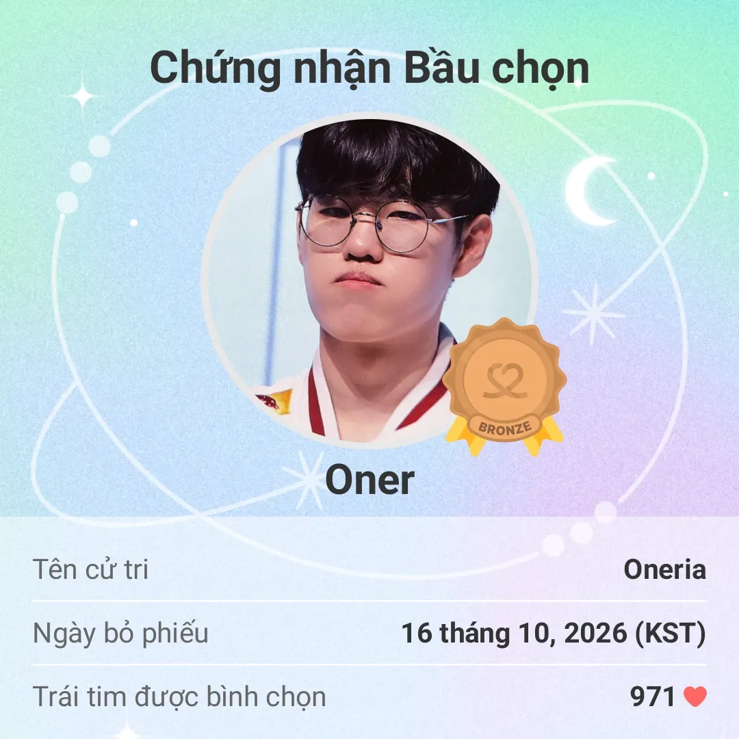 Latest photo of Oner