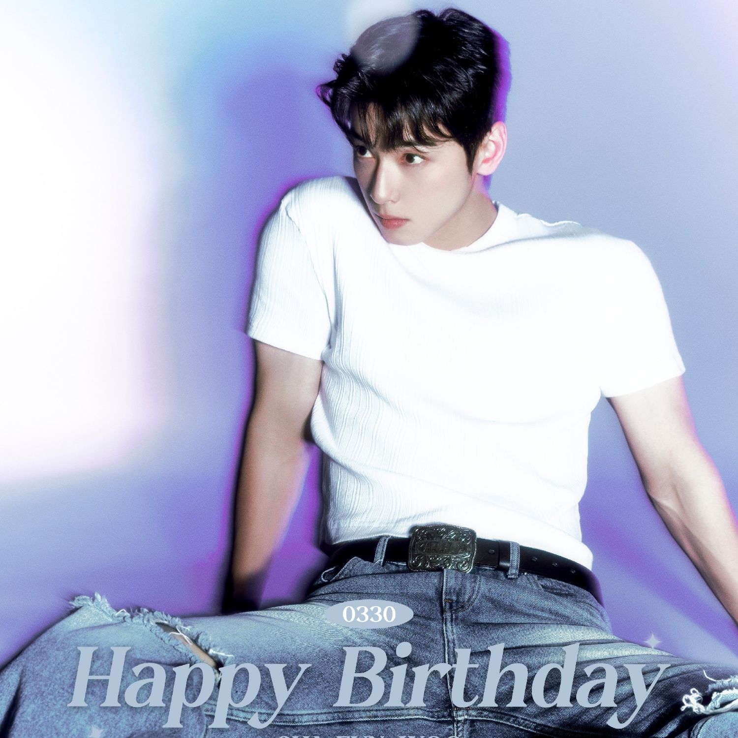 Behind-the-scenes cut of Cha Eunwoo