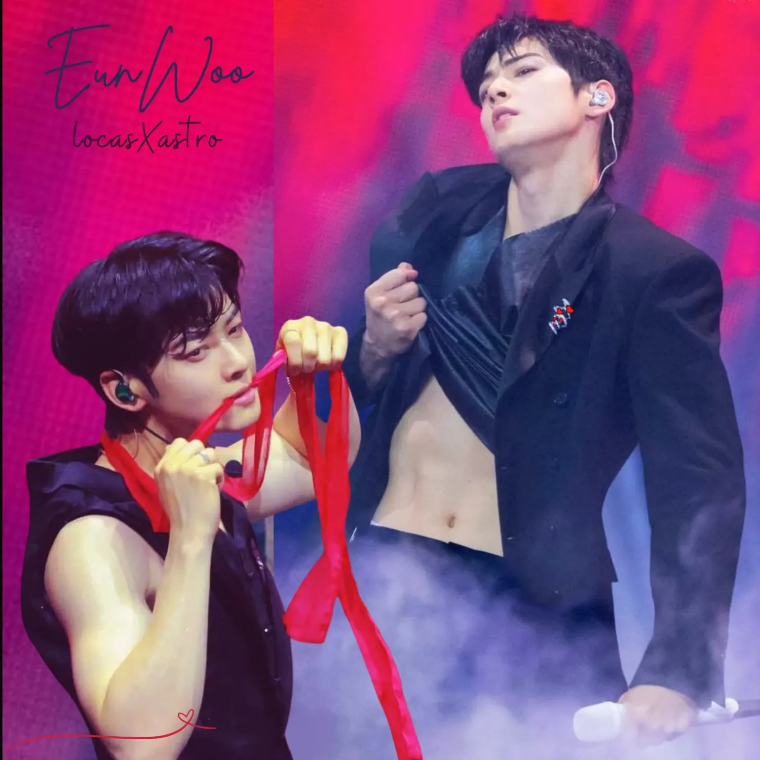 Recent activity shot of Cha Eunwoo