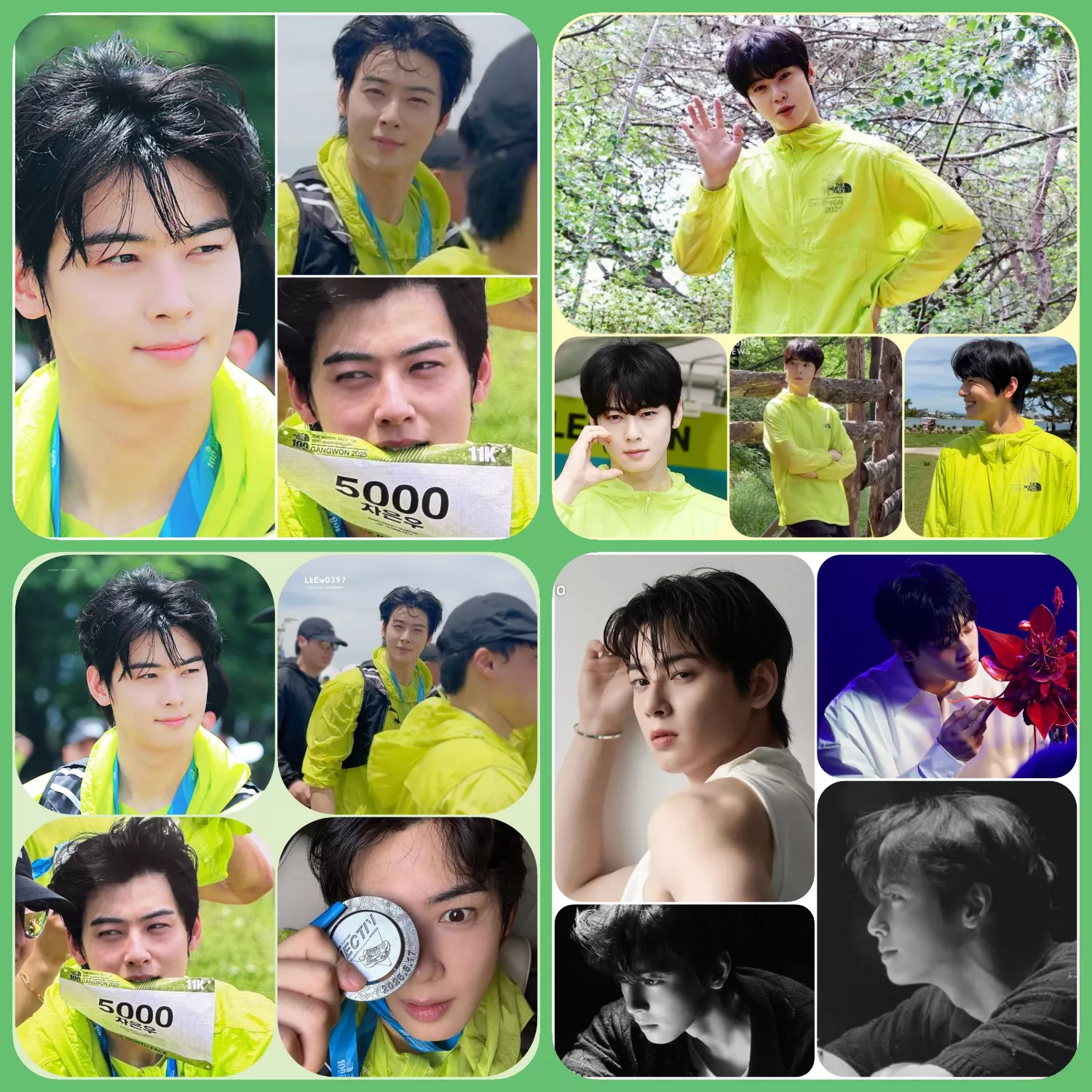 Behind-the-scenes cut of Cha Eunwoo