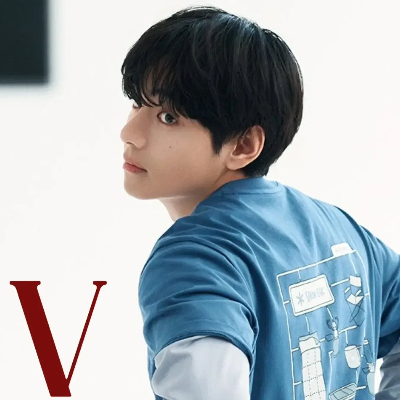 Behind-the-scenes cut of Kim Taehyung (V)