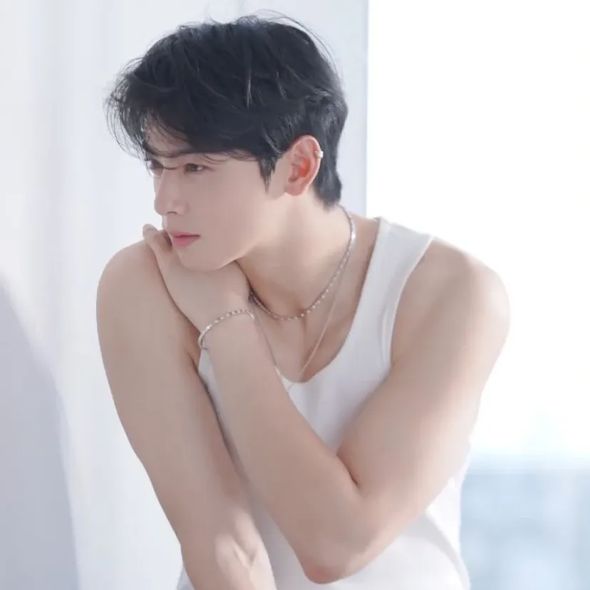 A moment captured by a fan of Cha Eunwoo