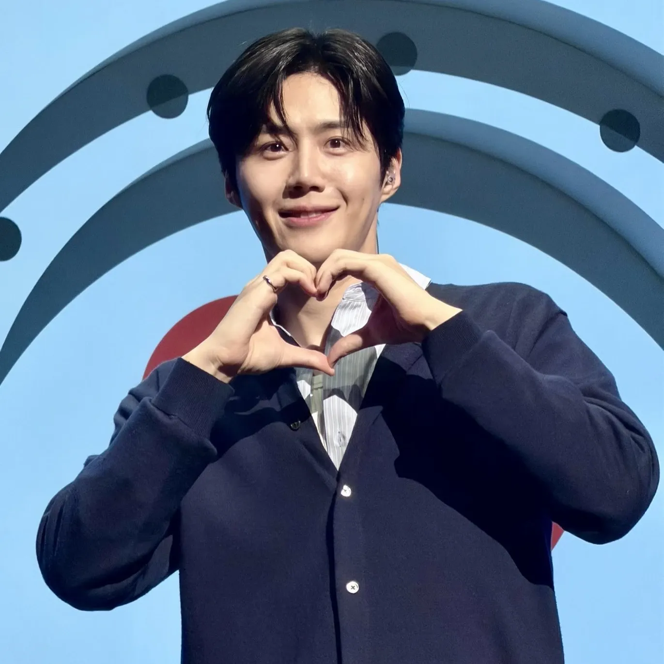 A moment captured by a fan of Kim Seonho
