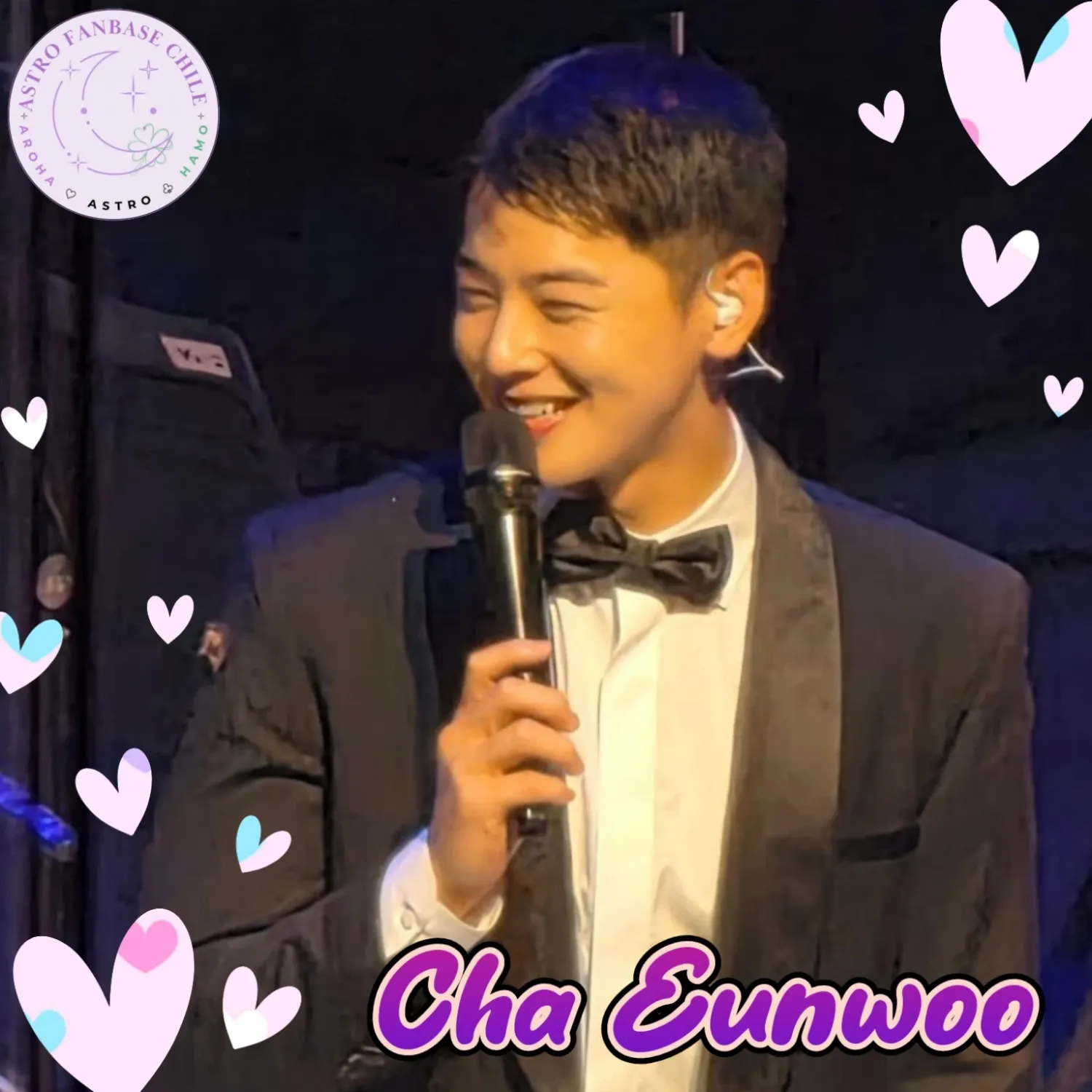 A moment captured by a fan of Cha Eunwoo