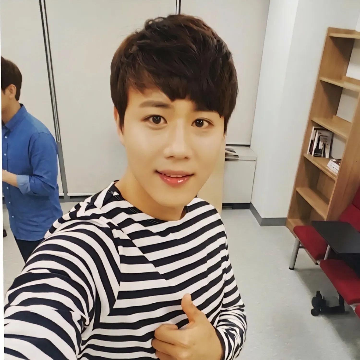 Behind-the-scenes cut of Jin Haesung