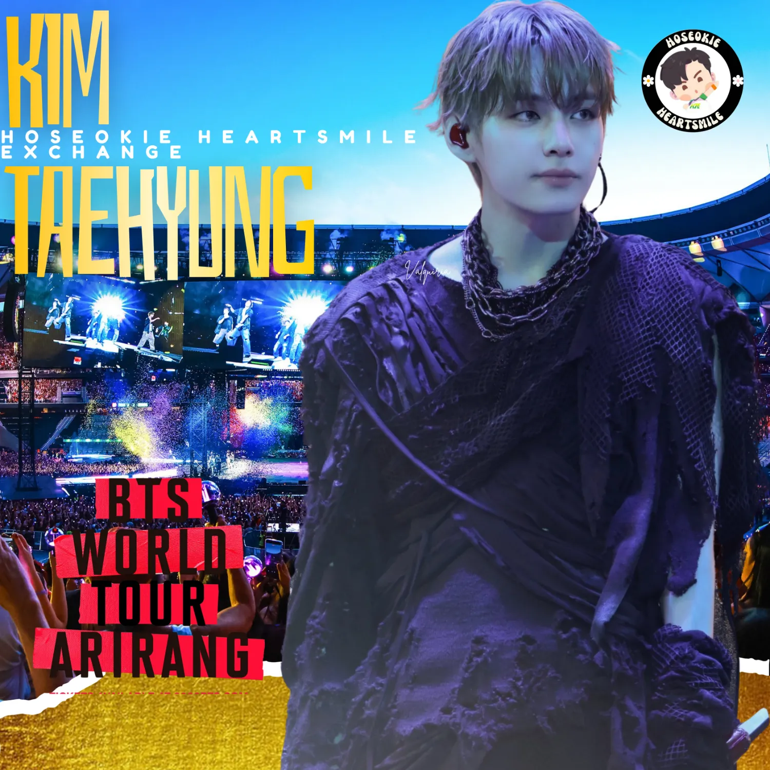 Recent activity shot of Kim Taehyung (V)